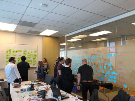 Creative matrix exercise with Harman Future Experiences Team