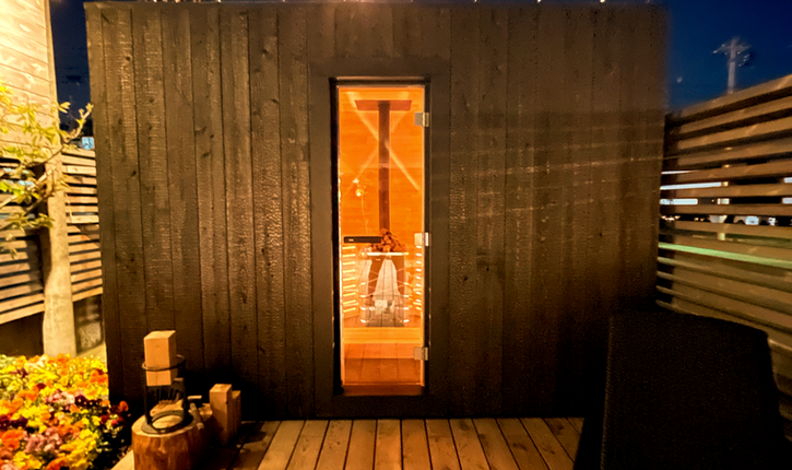 夜のSAUNA