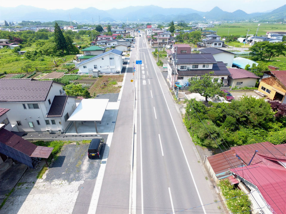 ドローン撮影(上山七ヶ宿線)