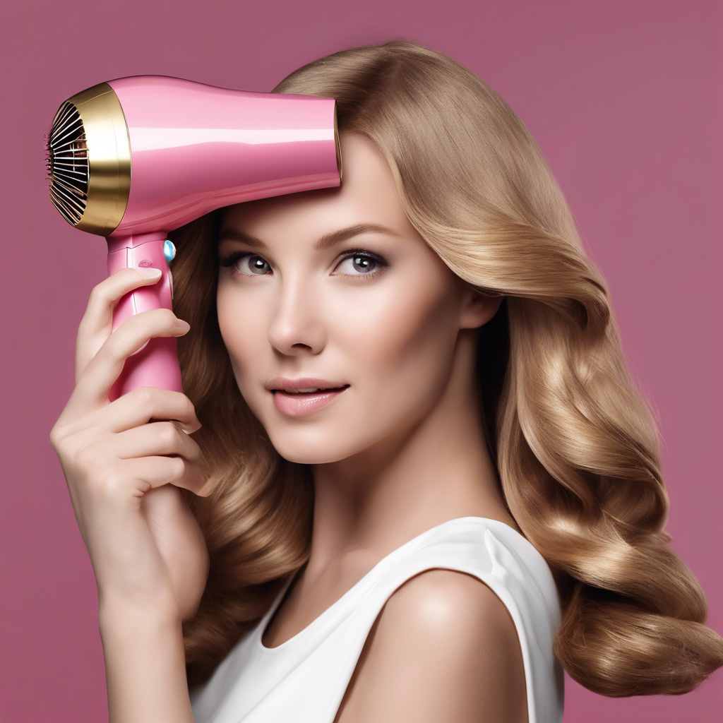 Golden Pink Hair Dryer