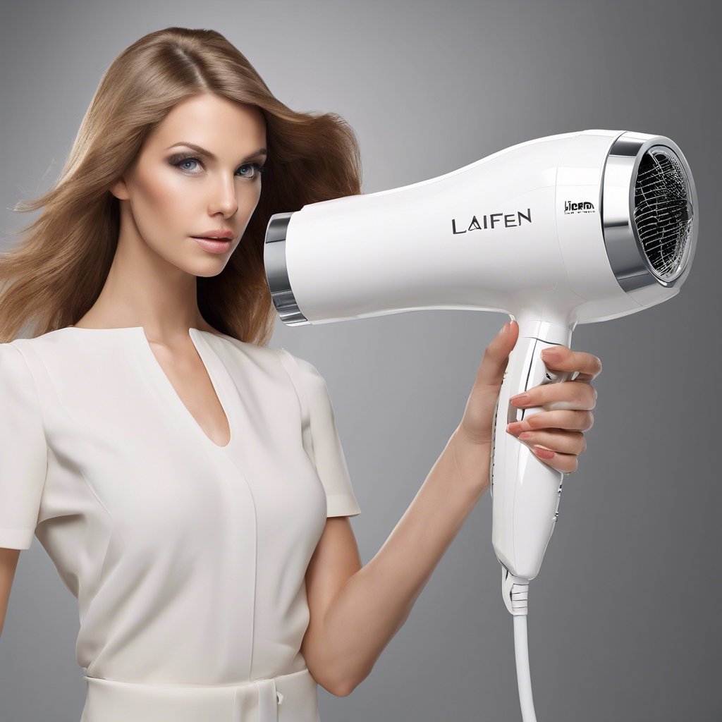 Golden White Hair Dryer
