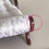 Thumbnail: IMPERFECT Miniature Dollhouse 1:12 White Satin, Walnut Chaise