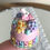 Thumbnail: Miniature Dollhouse 1:12 Scale, Handmade Easter Peeps Cake with White Rabbit