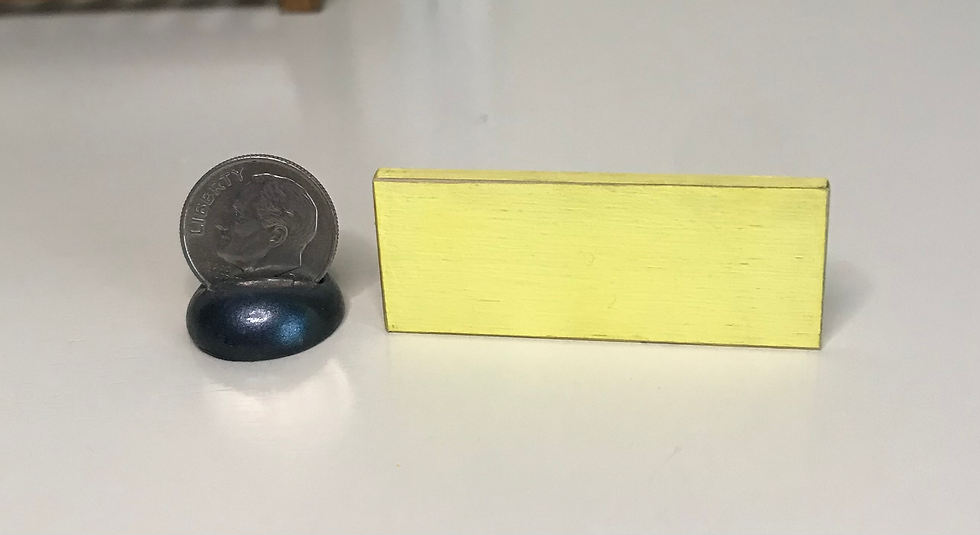 Thumbnail: Bee Mini Dollhouse Honey Label Sign, 1:12 Scale Handmade Wooden Bee Mini Decor