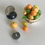 Thumbnail: Ceramic Bowl Filled with Mini Dollhouse Handmade 1:12 Scale Citrus Fruit