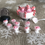 Thumbnail: Miniature Dollhouse Handmade Christmas Peppermint Punch Bowl with Cups, 1:12