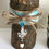 Thumbnail: Beach Décor, Set of 3 Rustic Tea Light Candle Holders with Ribbon and Charms