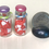 Thumbnail: Set of Two 1:12 Mini Dollhouse Alice in Wonderland Glass Jars w/ Tops, Smaller