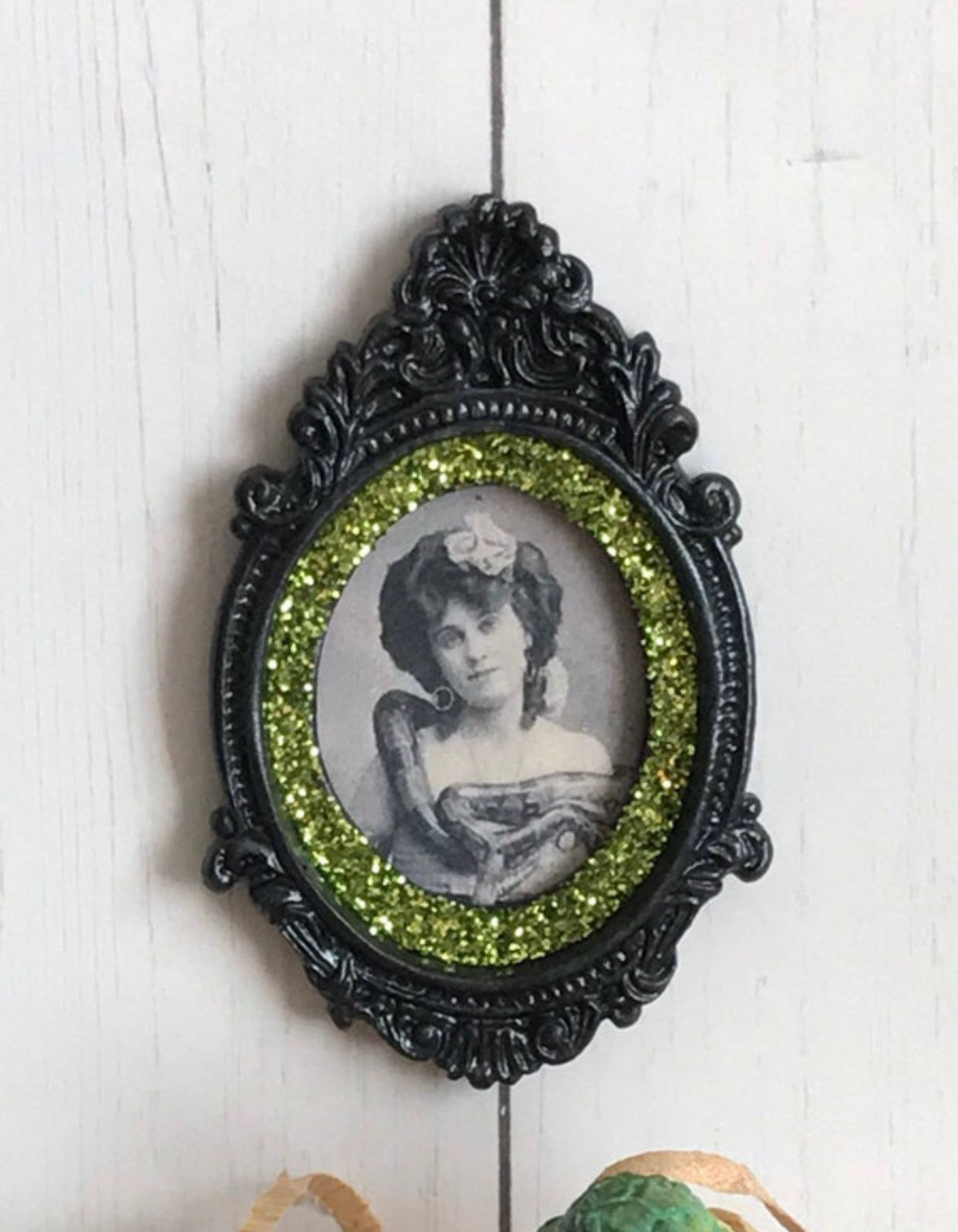 Cabinet of Curiosities Snake Charmer Miniature Dollhouse Picture