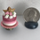 Thumbnail: Miniature Valentine's Day Dollhouse 1:12 Scale Layered Cupid Cheesecake