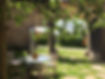 Le patio du Mas de la Roche