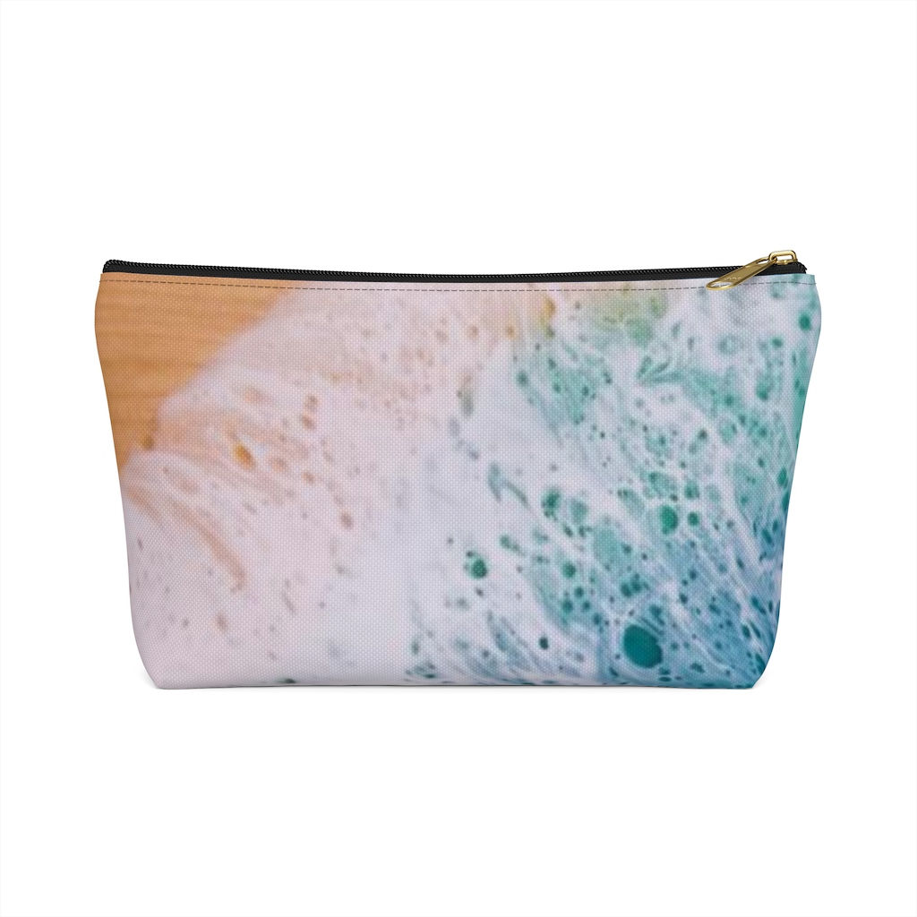 Foamy wave double sided accessory pouch