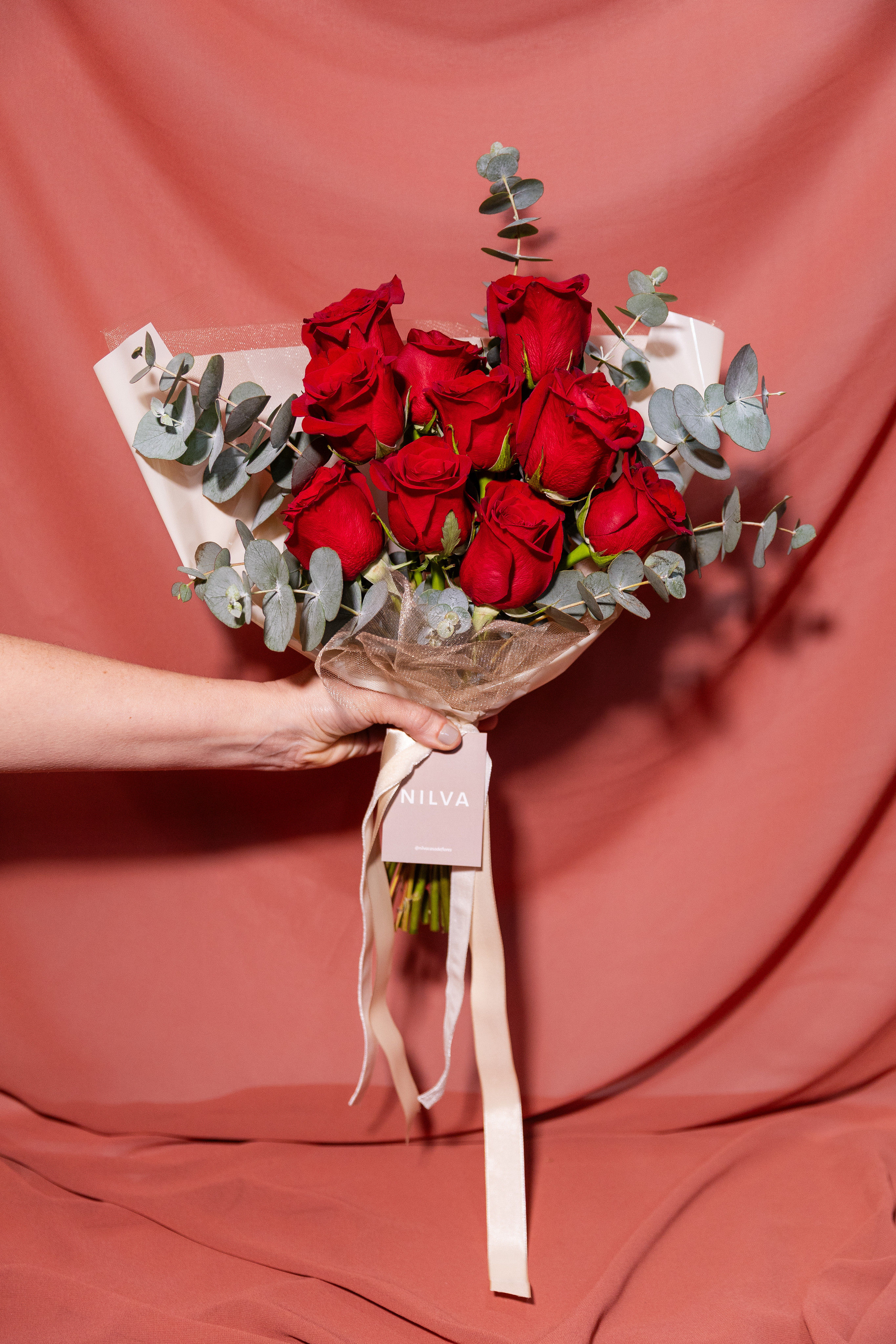 Buque de Rosas Clássico - 10 rosas