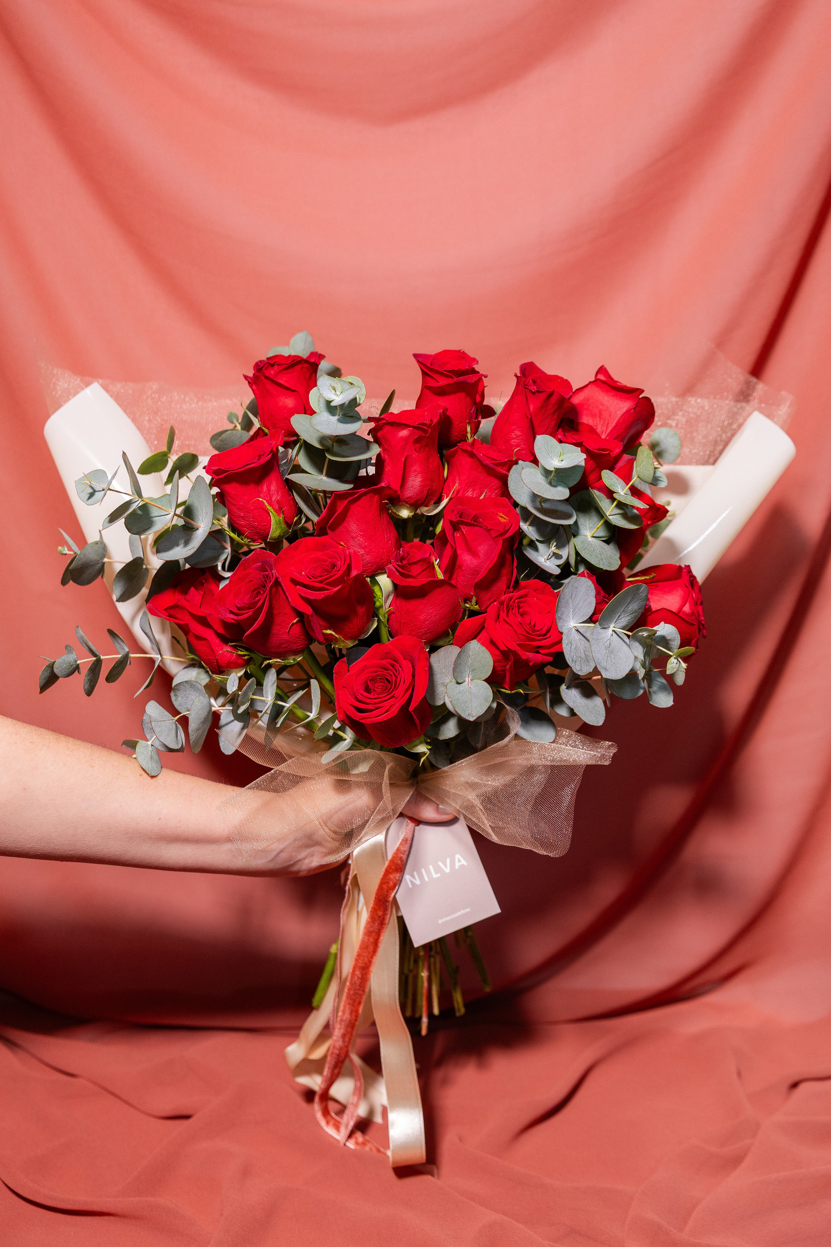 Buque de Rosas Clássico - 20 rosas