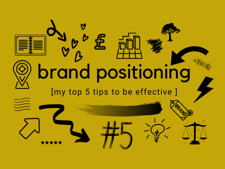 5 Tips for Effective Brand Positioning