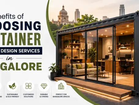 Benefits of Choosing Container Interior Design Services in Bangalore
