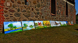 Gemeinsam malen in Giesensdorf