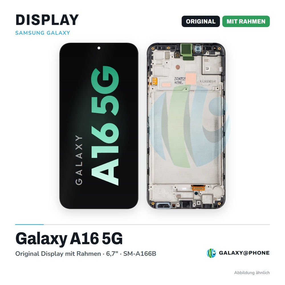 Samsung Galaxy A16 5G Original Display mit Rahmen