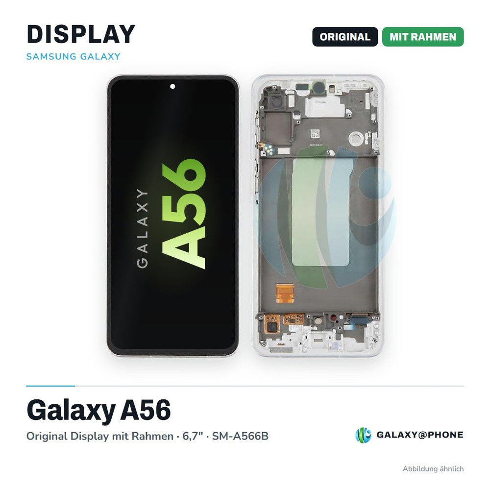 Samsung Galaxy A56 Original Display mit Rahmen