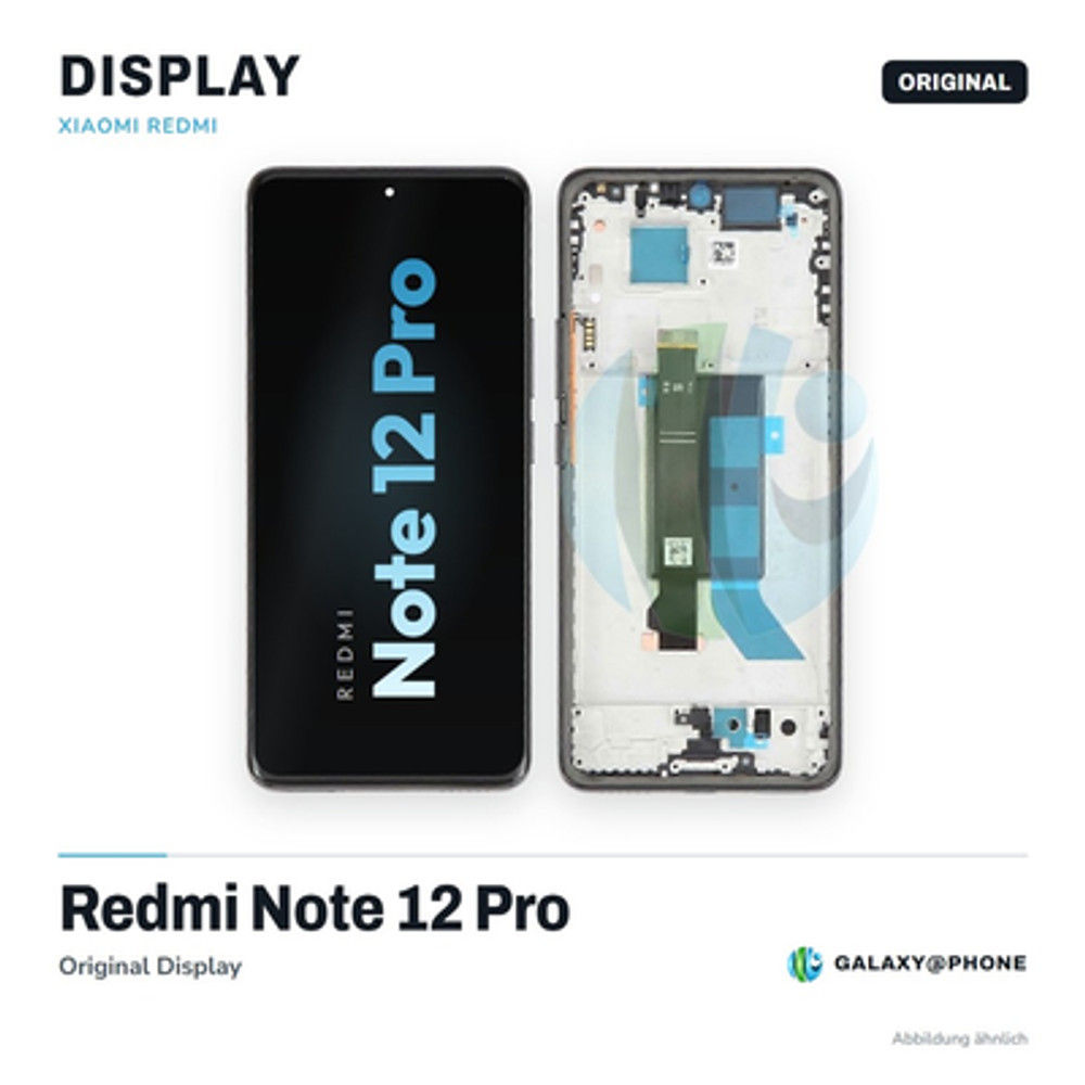 Xiaomi Redmi Note 12 Pro Original Display mit Rahmen