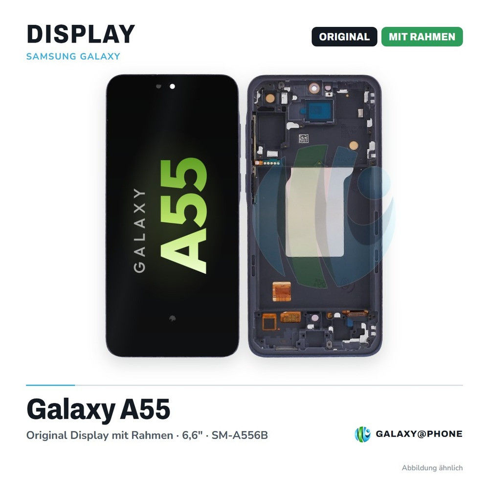 Samsung Galaxy A55 Original Display mit Rahmen