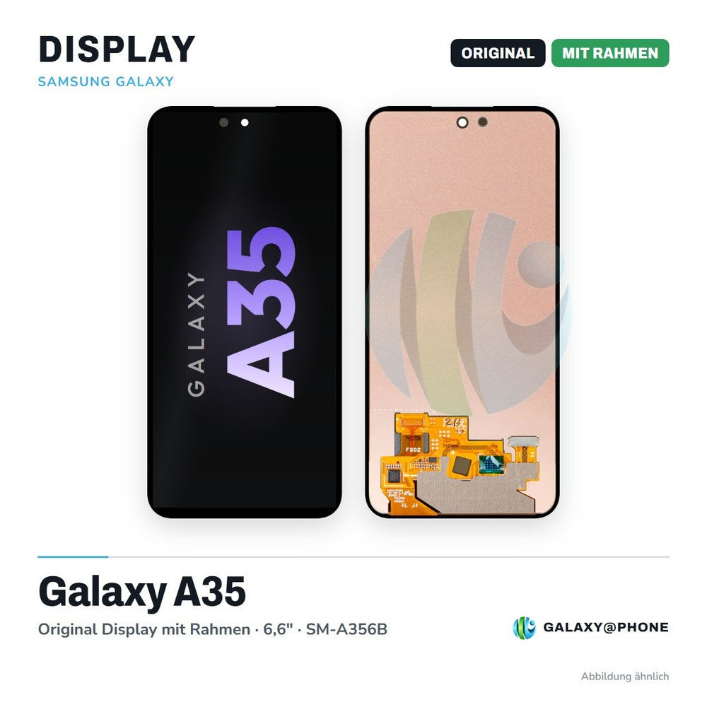 Samsung Galaxy A35 Original Display mit Rahmen
