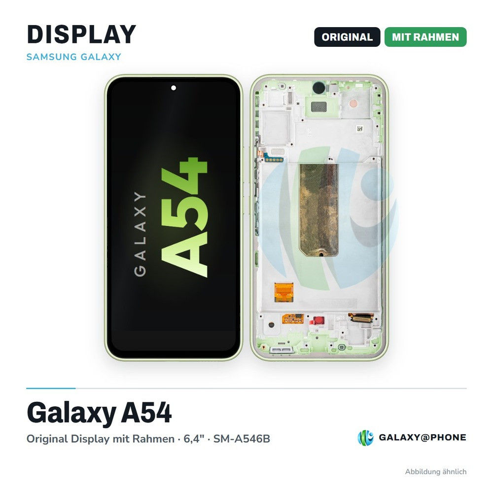 Samsung Galaxy A54 Original Display mit Rahmen