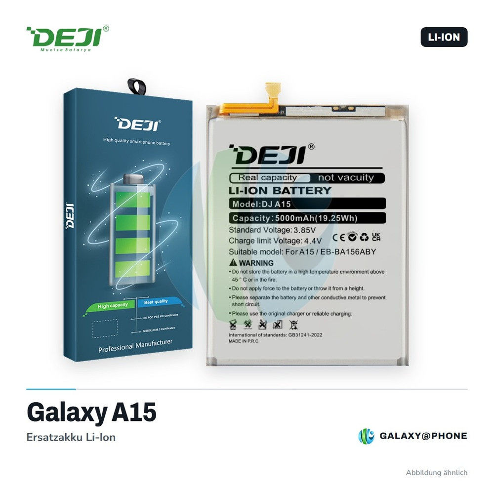 Samsung Galaxy A15 5G/4G Akku DEJI