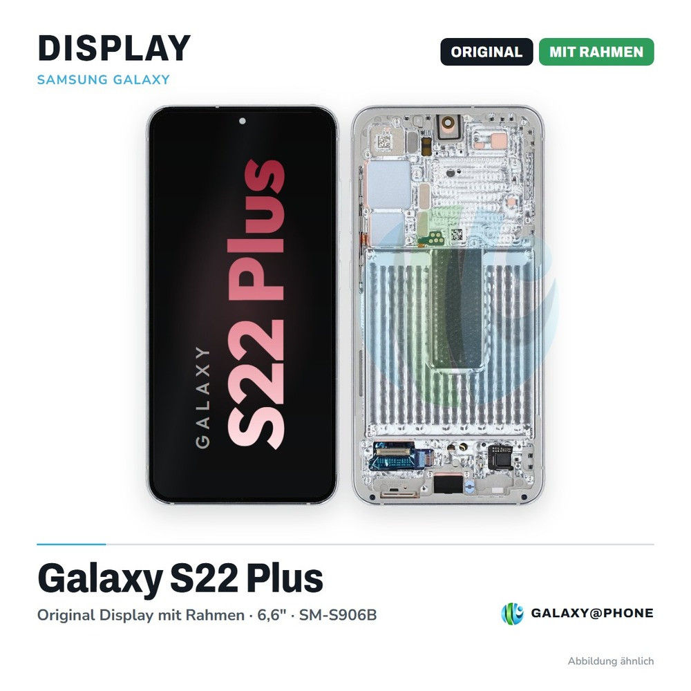 Samsung Galaxy S22 Plus Original Display mit Rahmen