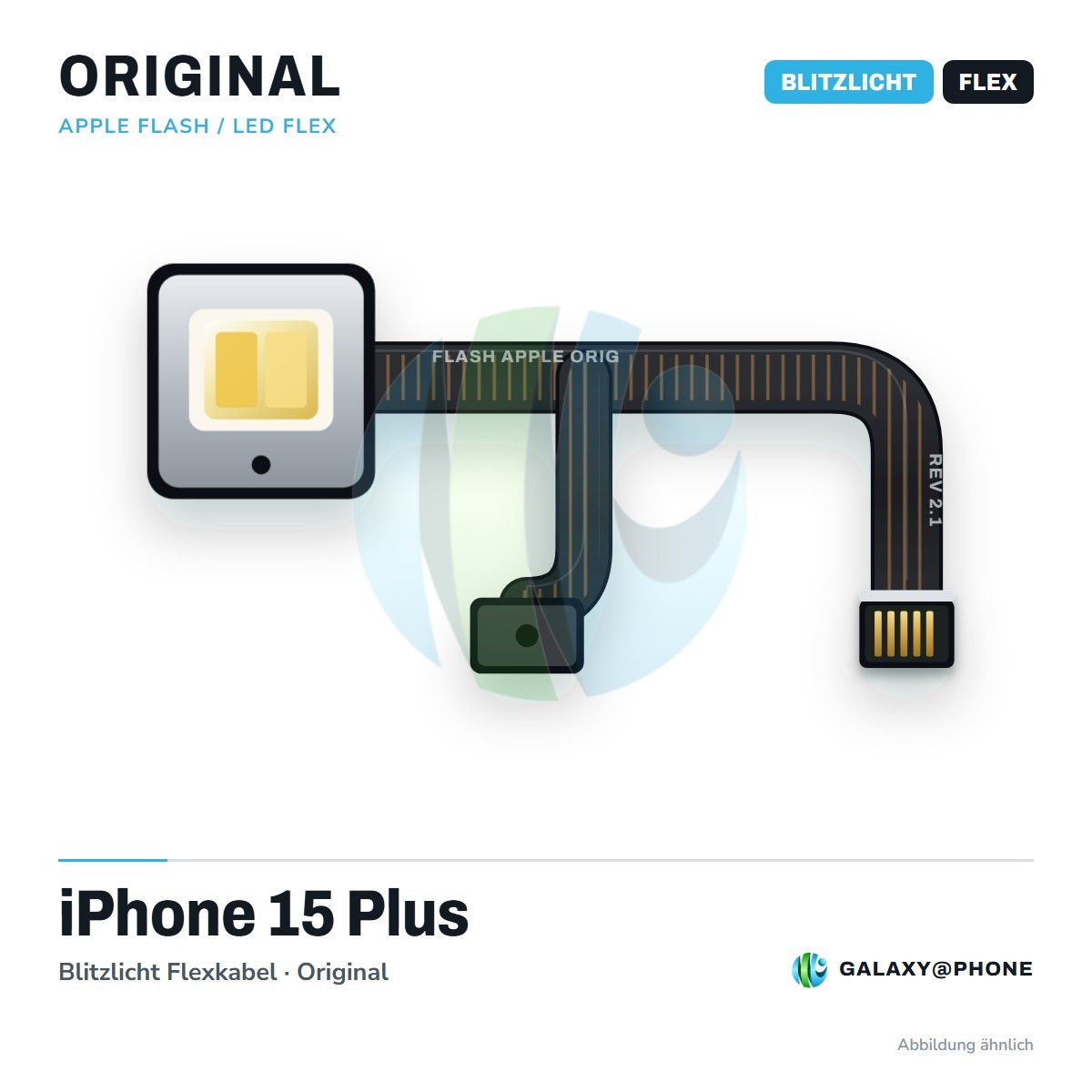 iPhone 15 Plus Blitzlicht Flexkabel Original