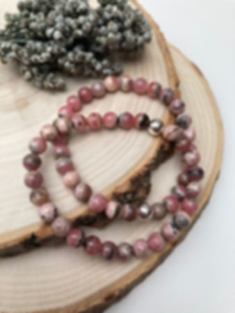 Rhodochrosiet armband 6mm