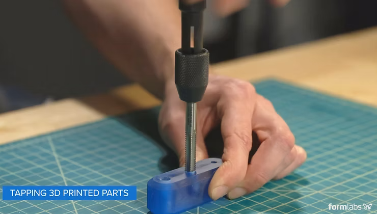SLS方式3Dプリンターによるネジ固定の検証 Fuse1+やForm4によるプリント 3Dプリントパーツにタッピングしてネジを固定する方法 SLAでも可能