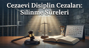 Cezaevi disiplin cezaları silinme süreleri ve infaz yanması tablosu ve disiplin affı