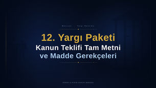 12. yargı paketi kanunu tam listesi