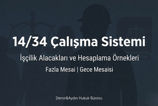 14/34 Çalışma Sistemi: Fazla Mesai Hesabı ve Yasal Haklar (2026)