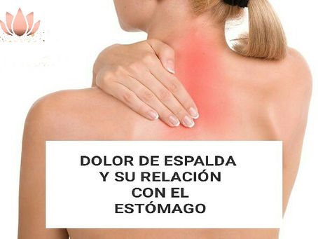 Dolor de espalda y su relación con el estómago