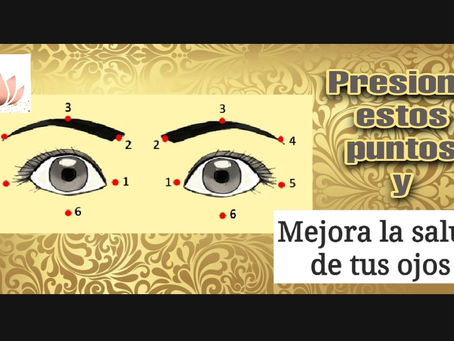 Presiona estos puntos y mejora la salud de tus ojos