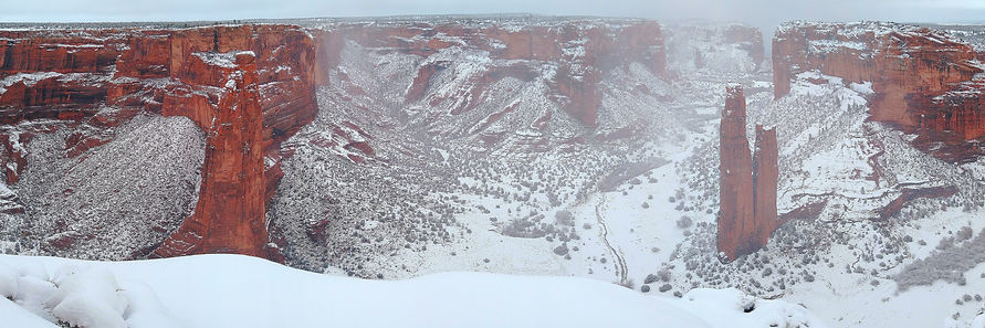 Canyon de Chelly with Snow