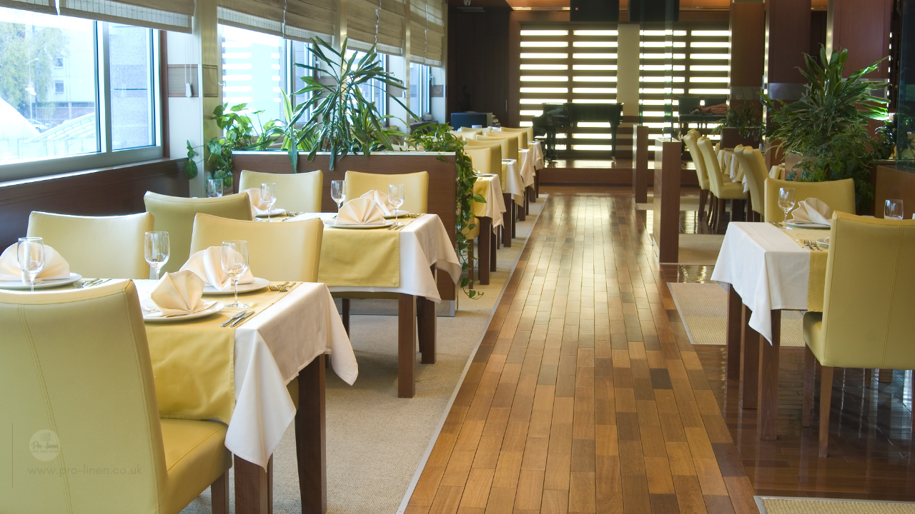 High-quality restaurant napkins and table linen hire – folded linens ready for hospitality service across Greater Manchester.