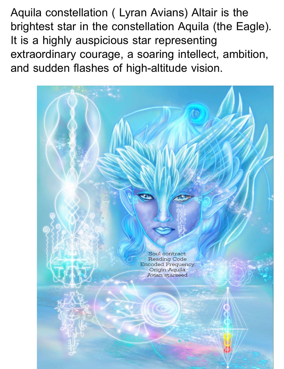 Blue Avians through the Lence of the Akashic Records