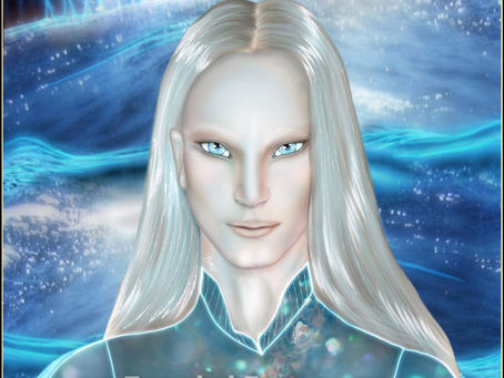 Pleiadian Guide Merope - Galactic Art