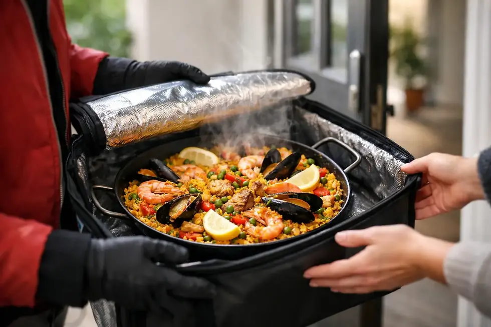 Can Paella Be Delivered Hot?