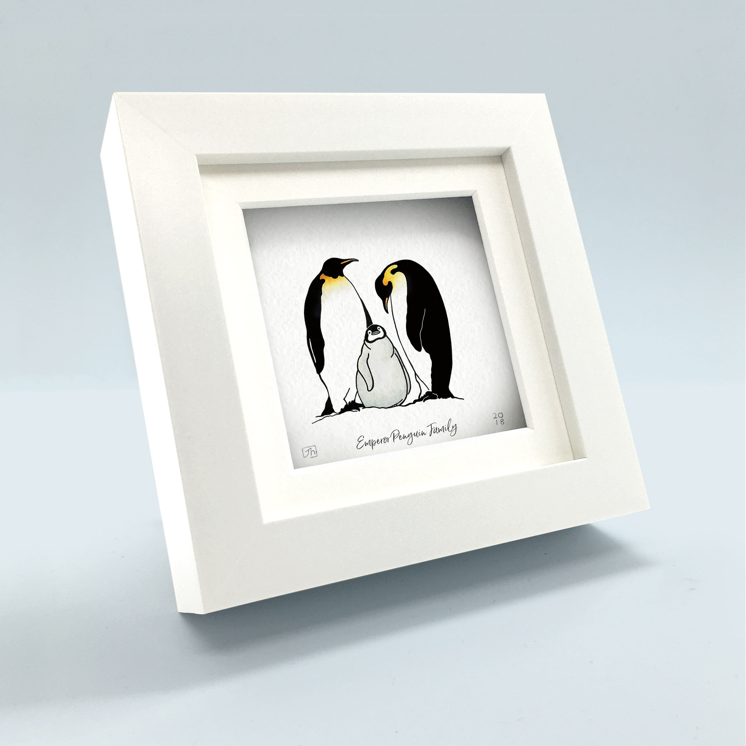 Miniature - Emperor Penguin Family