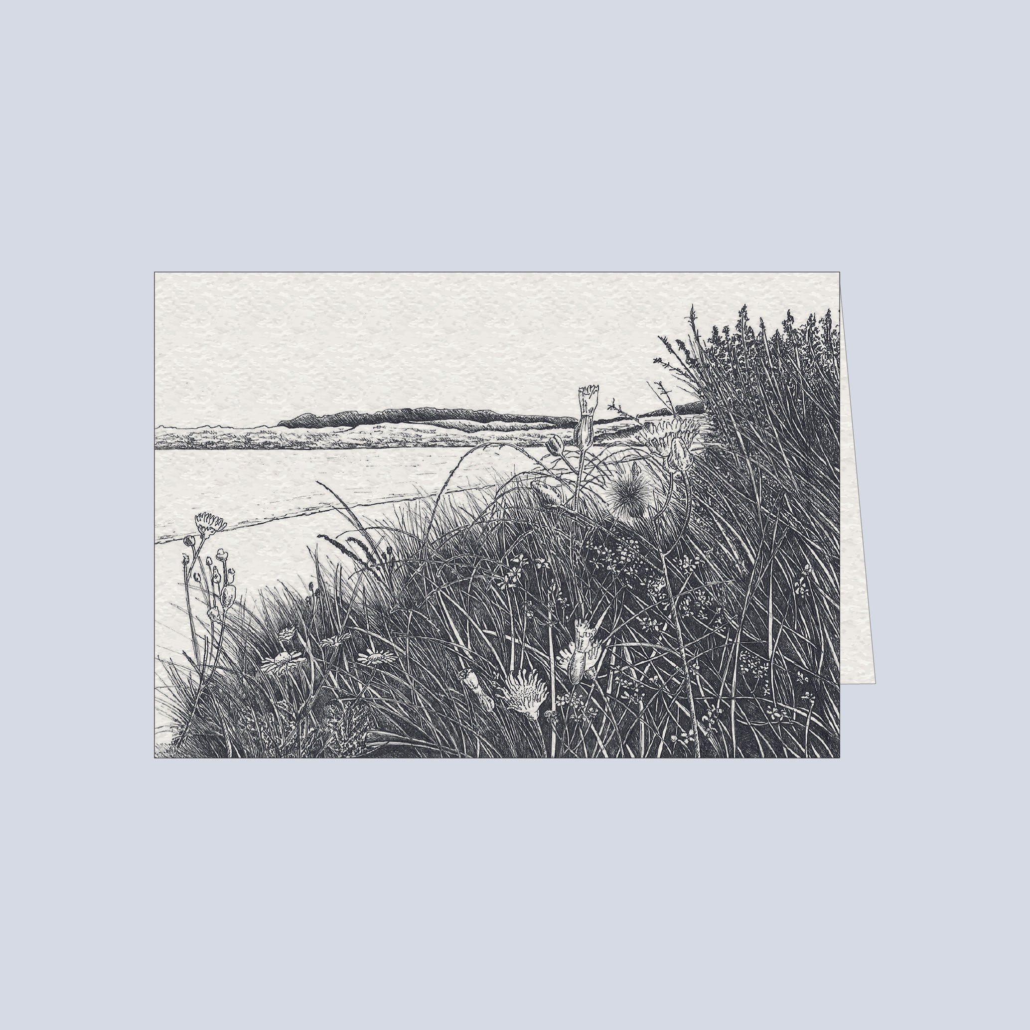 Greeting Card - Fisherman's Walk, Brodick, Arran