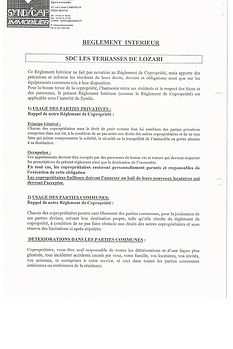 Règlement de copropriété