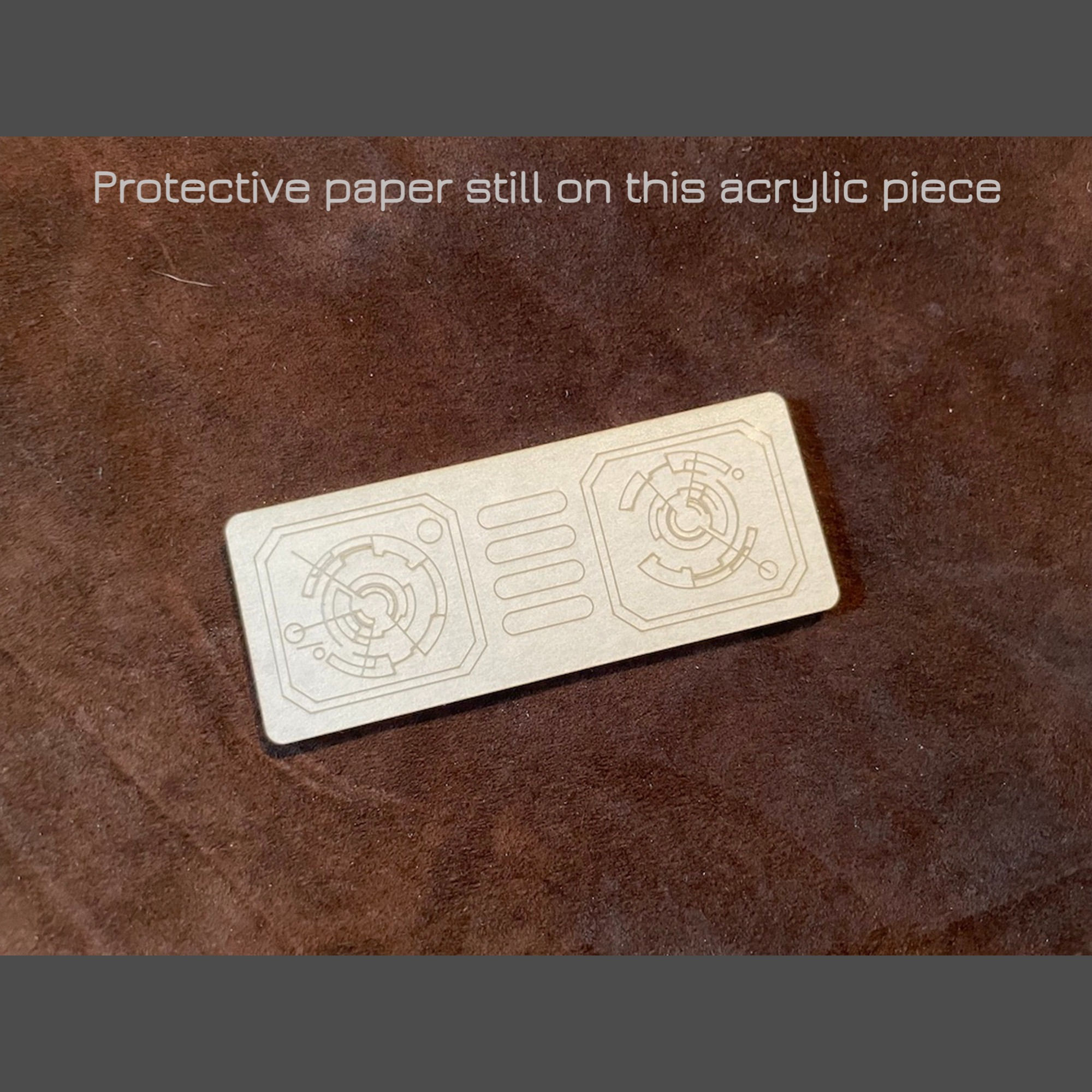 Acrylic Laser Cut Small Insert "C" - for Panel Designs 4& 5