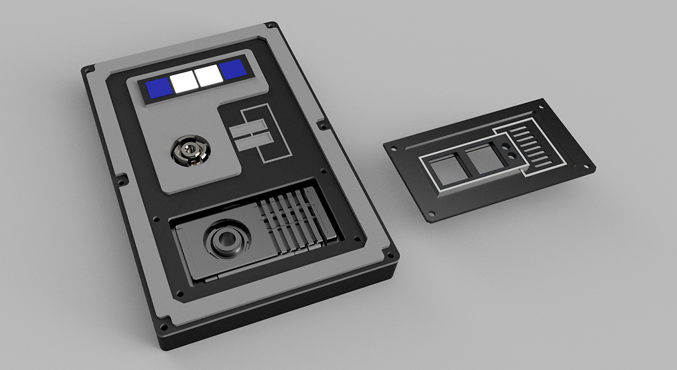 Thumbnail: Galaxy’s Edge Control Panel – 3D Printable Prop/Laser Cut Files
