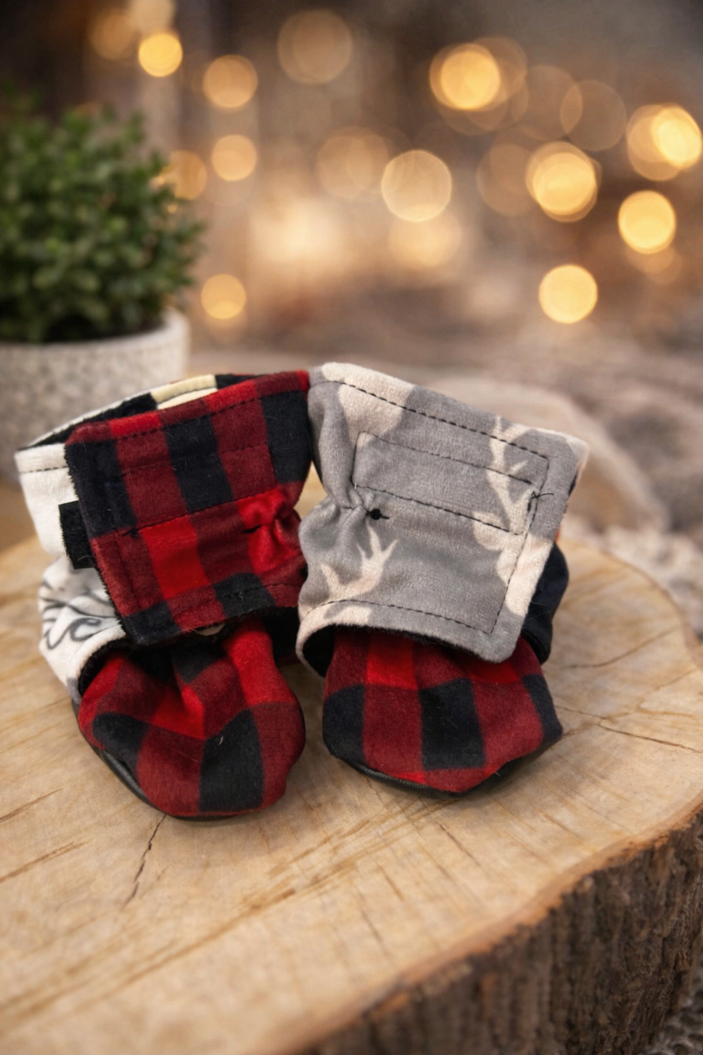 Pantoufles à velcro little man