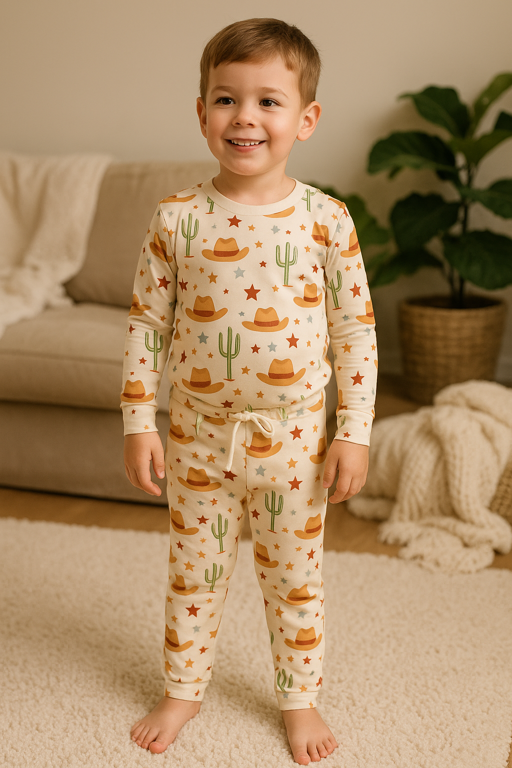 PRÉ-COMMANDE Pyjama deux pièces -western