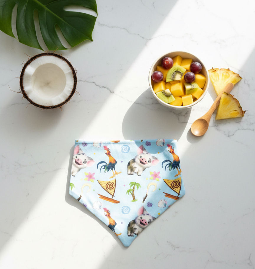 Bavoir Le Pua & Hei Hei